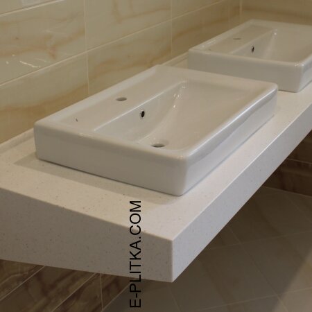 Столешница для умывальника в ванной