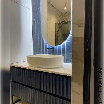 Виготовлення меблів для ванної кімнати з накладною раковиною