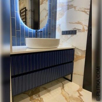 Виготовлення меблів для ванної кімнати з накладною раковиною