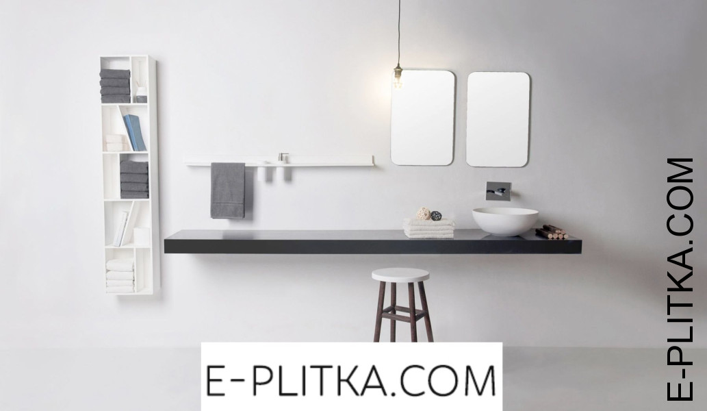 Стільниця кам'яна під умивальник Volle Solid surface 10-40-8103