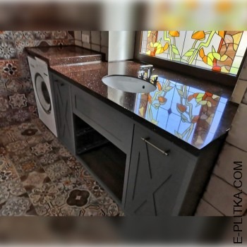 Тумба для пральної машини з раковиною. Ціна та фото.