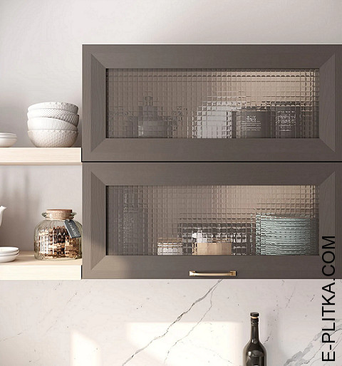 Кухня «Legatto» Perfecta mebli крашенные фасады со структурой деревя