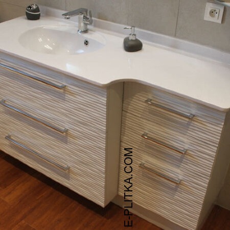 Производство мебели для ванной комнаты со столешницей