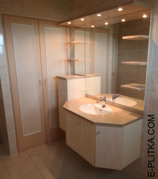 Тумба под раковину со столешницей