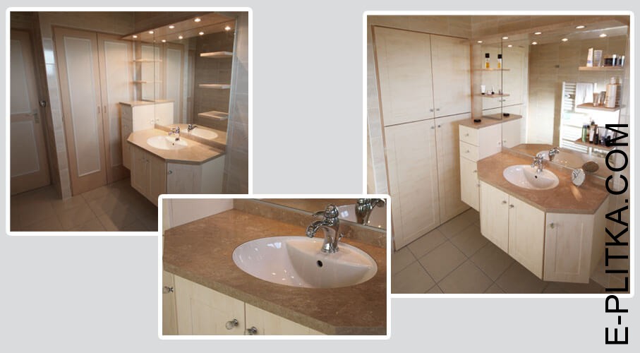 Тумба под раковину со столешницей