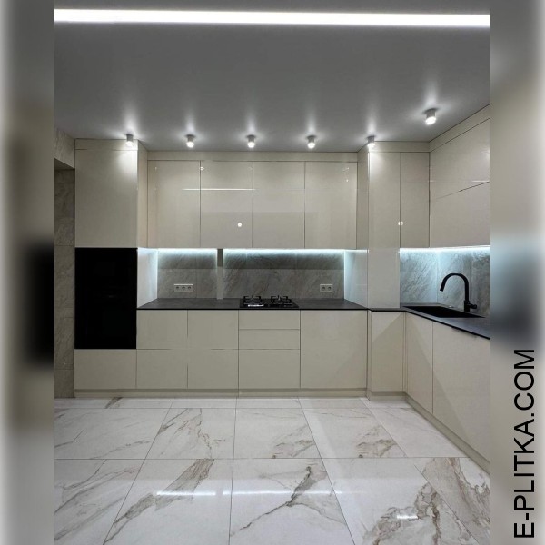 Изготавливаем кухни в Киеве под заказ любых размеров и по индивидуальному дизайн-проекту. Кремовая мебель в кухню с глянцевым покрытием и тонкой столешницей из компакт ламината. ЗВОНИТЕ ☎️ (063) 641 35 65 ✔️ Лучшее качество!