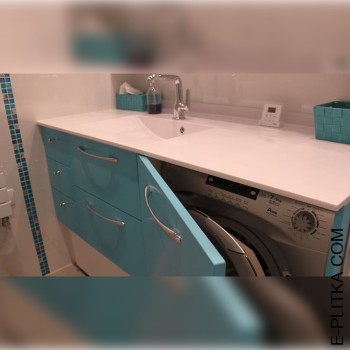 Тумба під раковину з пральною машиною