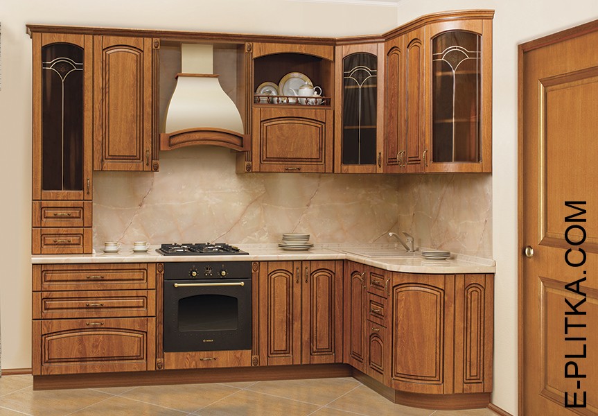 Кухня «Аркада (бархатная вишня)»