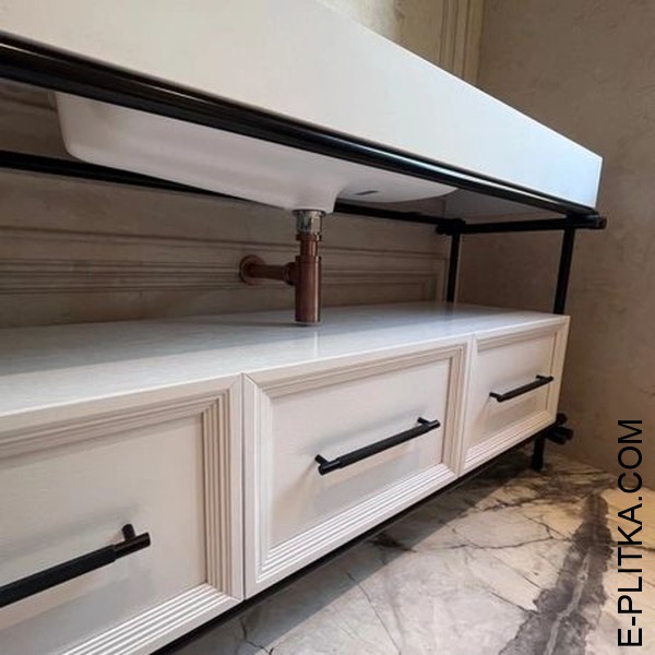 Люксовое изготовление тумбы в ванную комнату | e-Plitka.com