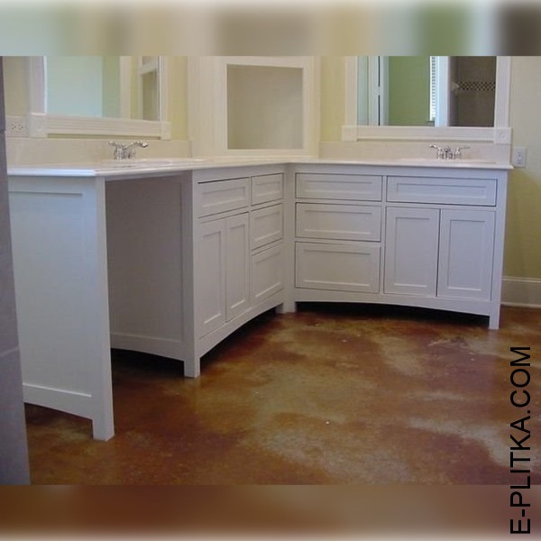 Изготовление угловой мебели для ванной комнаты | e-Plitka.com