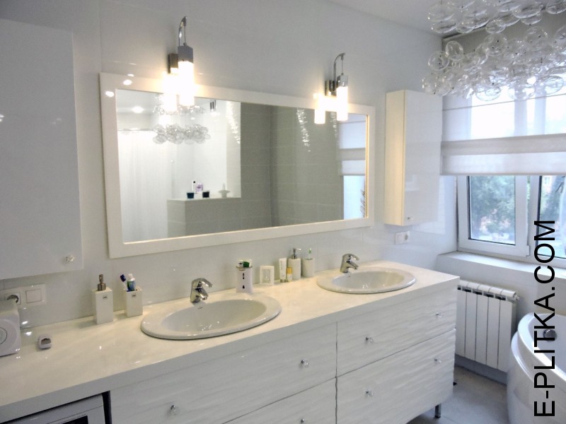 Меблі для ванної кімнати з двома раковинами за розмірами замовника