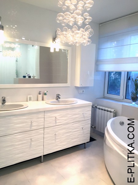 Меблі для ванної кімнати з двома раковинами за розмірами замовника