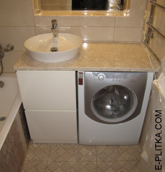 Меблі для ванної кімнати з накладною раковиною на 105 см