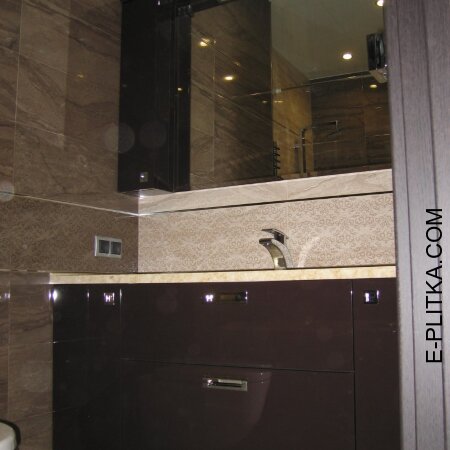 Мебель для ванной с накладной раковиной на 120 см