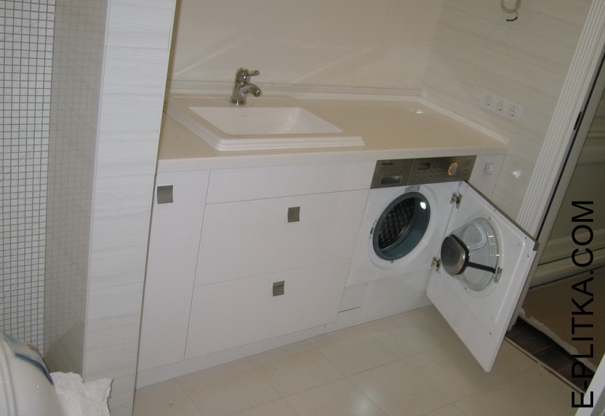 Мебель для ванной с накладной раковиной на 145 см