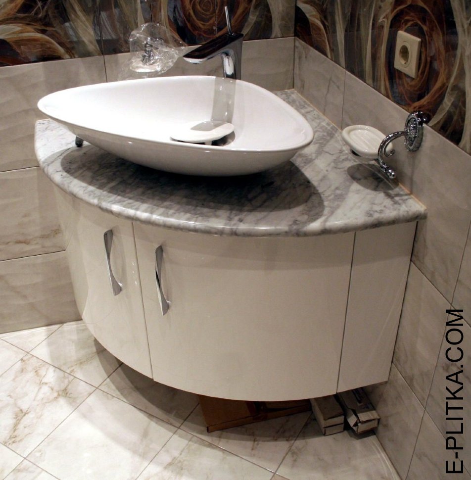 Нравится Тумба с раковиной для ванной на заказ в ЖК Династия - сделаем по Вашим размерам