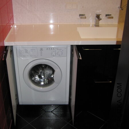 Мебель для ванной с накладной раковиной на 140 см