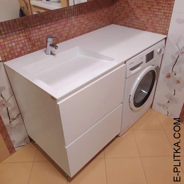 Тумба с раковиной под стиральную машинку, фото и цены