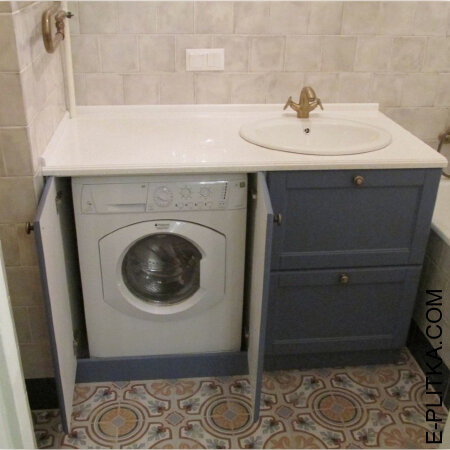 Мебель для ванной со столешницей на 120 см