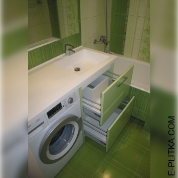 Тумба зі стільницею під пральну машину