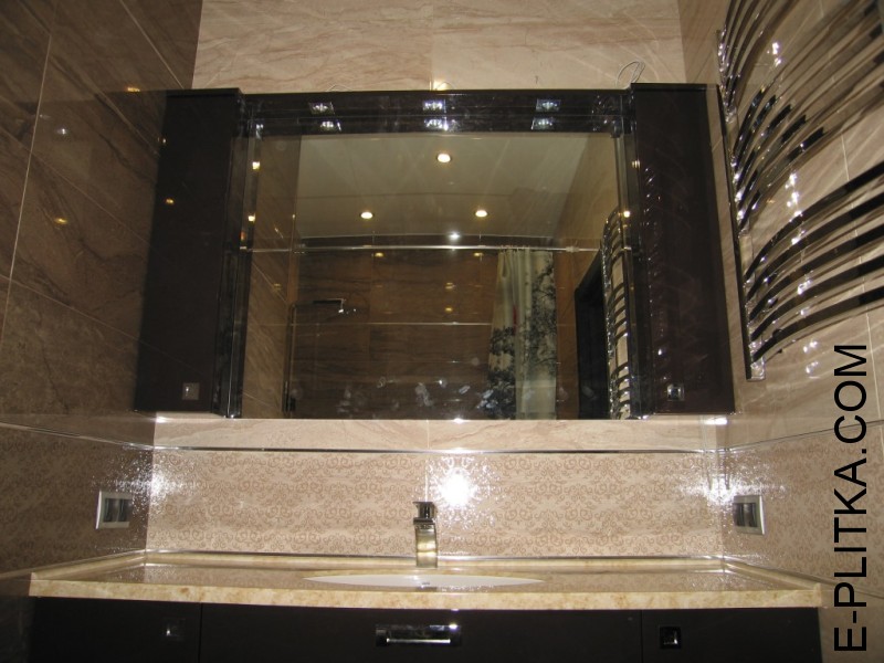 Меблі для ванної кімнати зі стільницею на 135 см