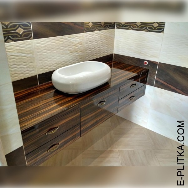 Виготовляємо комплектом меблі для ванної в Києві на замовлення нестандартних розмірів та за індивідуальним дизайн-проектом. Підвісна тумба в натуральному шпоні венге в комплекті зі стільницею, що шпонується, в глянсовому лаку. ТЕЛЕФОНУЙТЕ ☎️ +38(073) 576