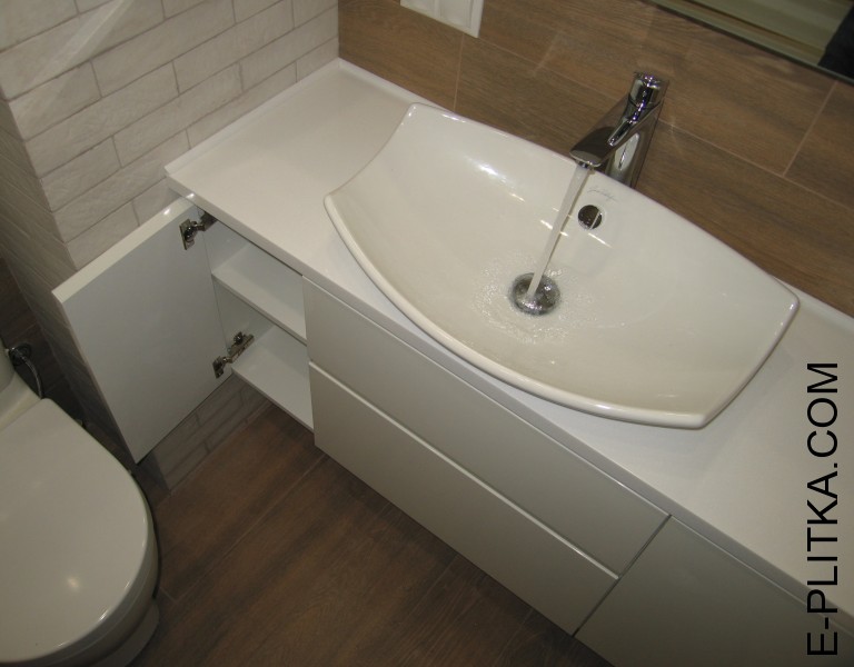 Мебель для ванны под столешницу