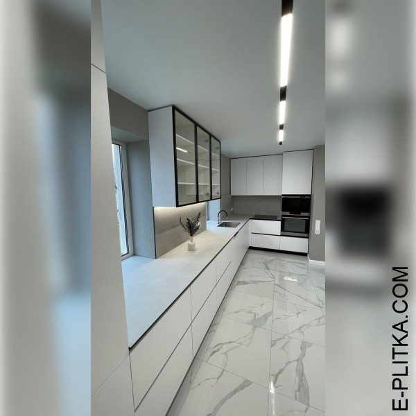 Изготавливаем кухни в Киеве под заказ любых размеров и по индивидуальному дизайн-проекту. Стильная мебель в кухню в бело-черном цвете со столешницей из компакт-плиты HPL. ЗВОНИТЕ ☎️ (063) 641 35 65 ✔️ Лучшее качество!