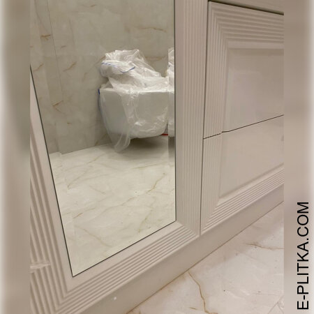 Мебель для ванны со столешницей из камня