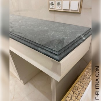 Меблі для ванни зі стільницею з каменю