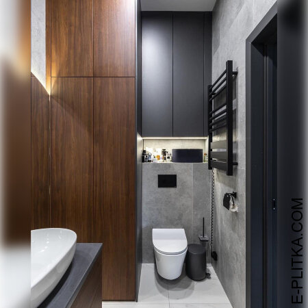 Комплект мебели для ванны с раковиной накладной