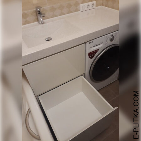 Заказать мебель для ванной под стиральную машину