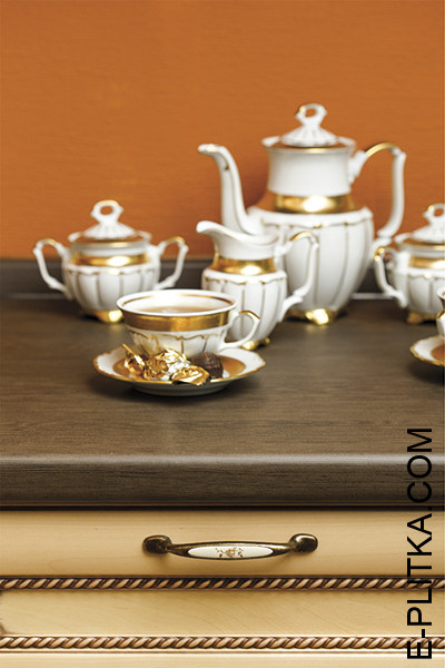 Кухня «Парма» цвета слоновая кость