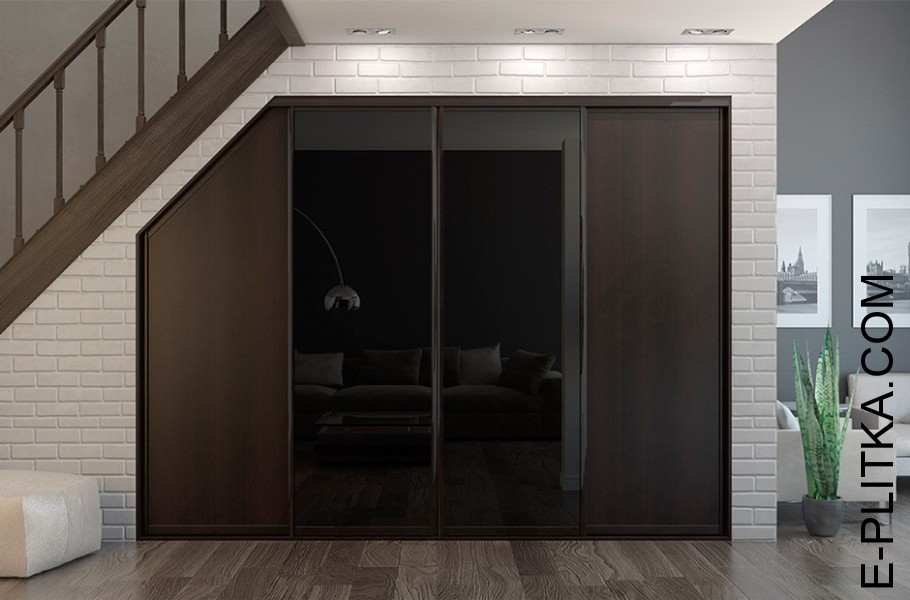 Мансардный шкаф «Клевер»