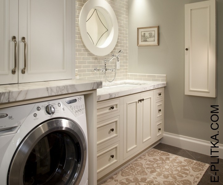 Меблі для ванних кімнат у нішу, фото, відео, ціна.