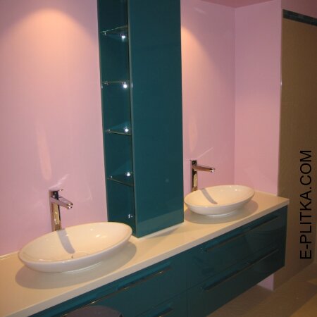 Сделать мебель для ванной комнаты с двумя раковинами