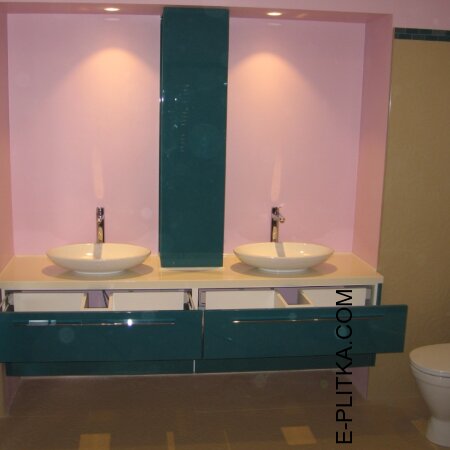 Сделать мебель для ванной комнаты с двумя раковинами