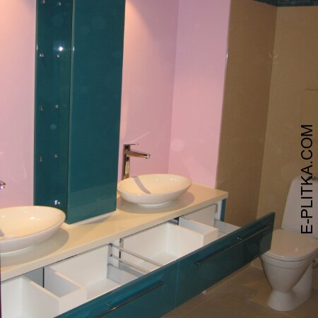 Сделать мебель для ванной комнаты с двумя раковинами