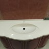 Раковина в ванную со столешницей и тумбой