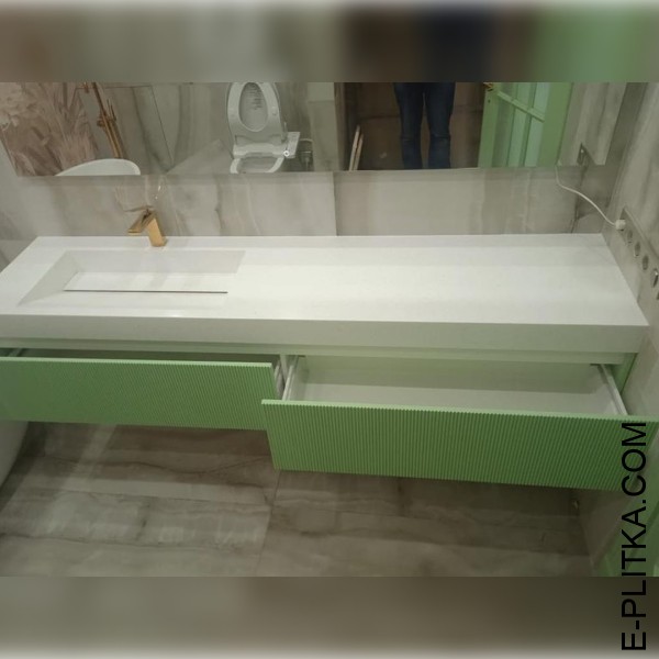 Тумбы в ванную комнату со столешницей