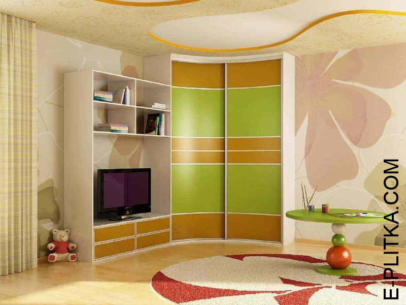 «Весеняя» — система со шкафом-купе и стеллажом