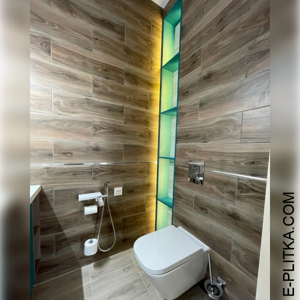 Встроенная мебель со столешницей и врезной раковиной