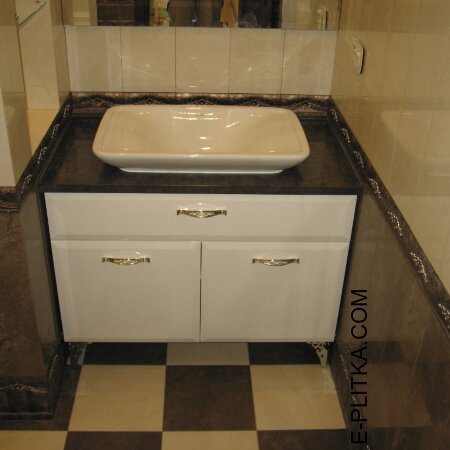 Мебель ванной комнаты столешница