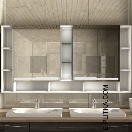 Шкаф для ванной с зеркалом