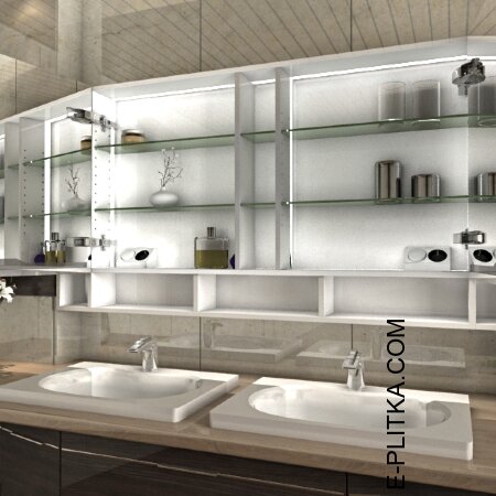 Шкаф для ванной с зеркалом