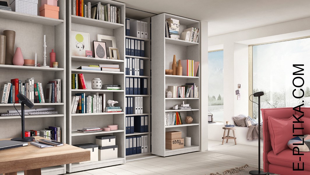 Розсувна бібліотека «Rima»