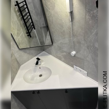 Кутові меблі для ванної за індивідуальним проектом